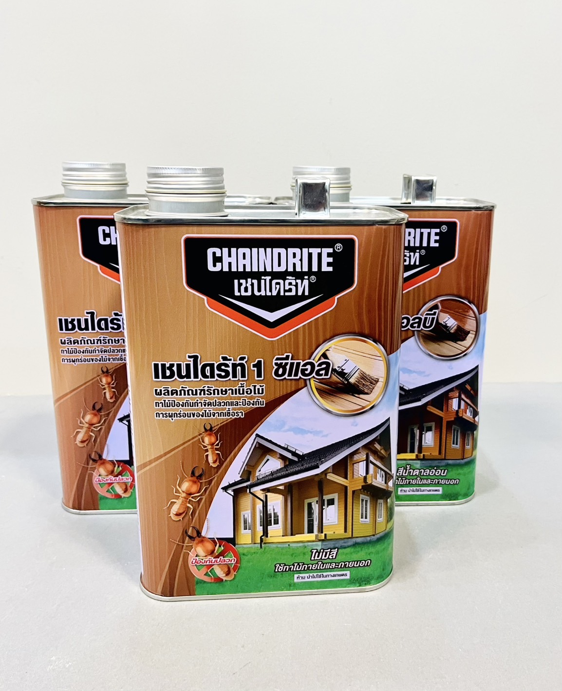 เชนไดร้ท์ ทาไม้ สีชา (น้ำตาลอ่อน)