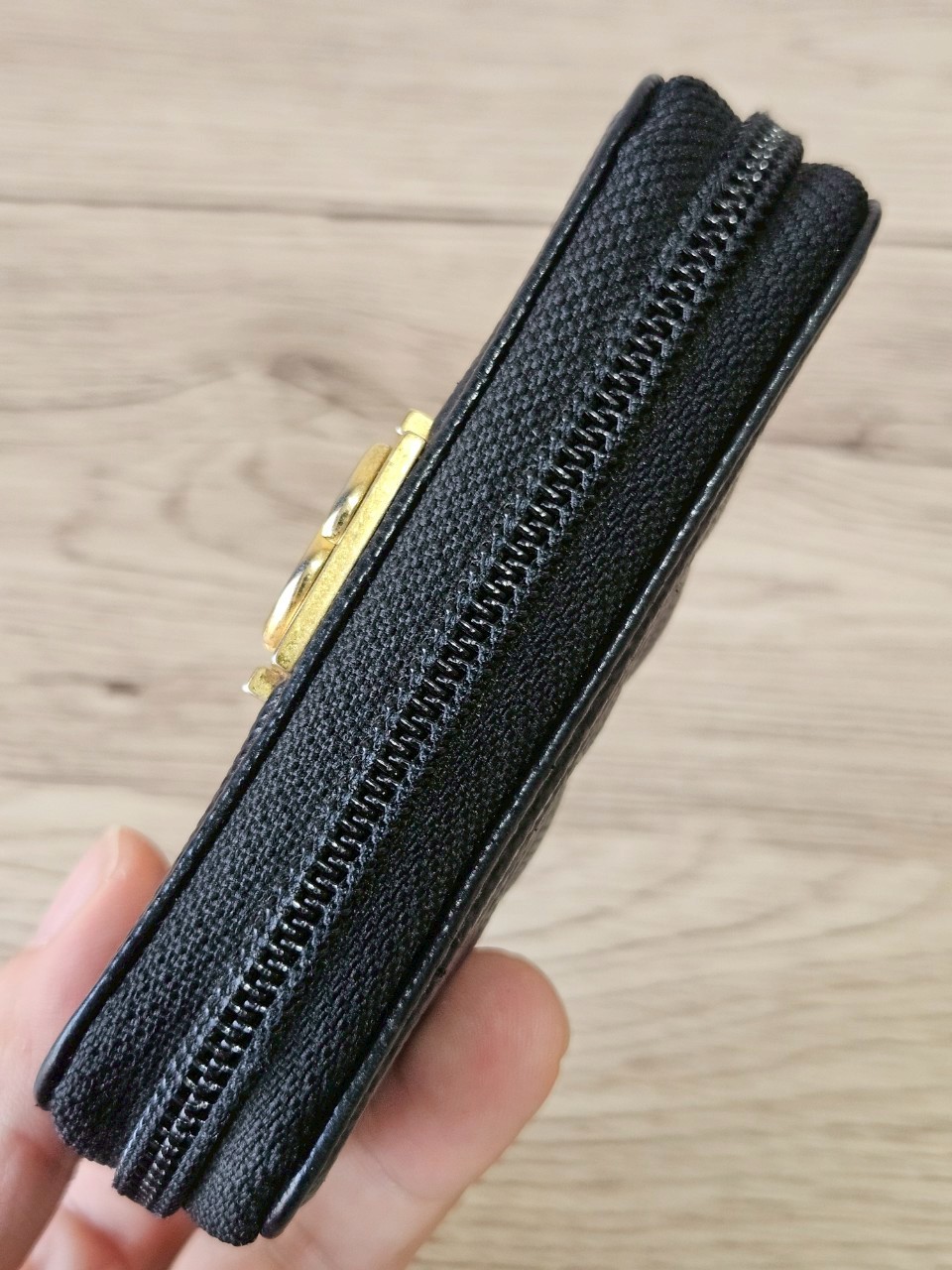 Chanel Boy Card Holder ดำทอง