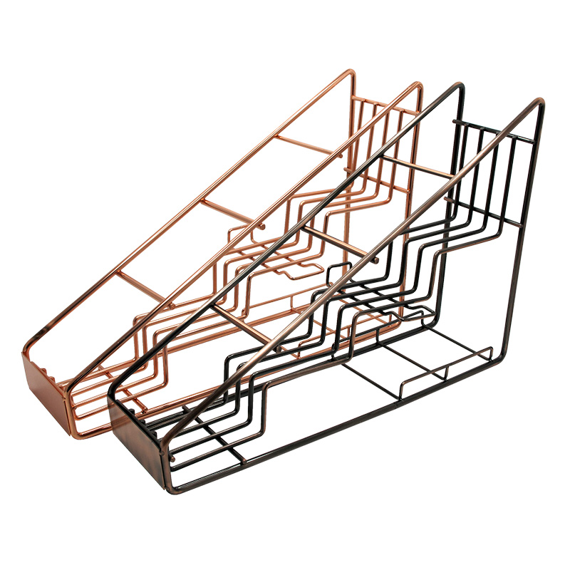 Four Bottles Rack Copper, Rosegold 1610-391