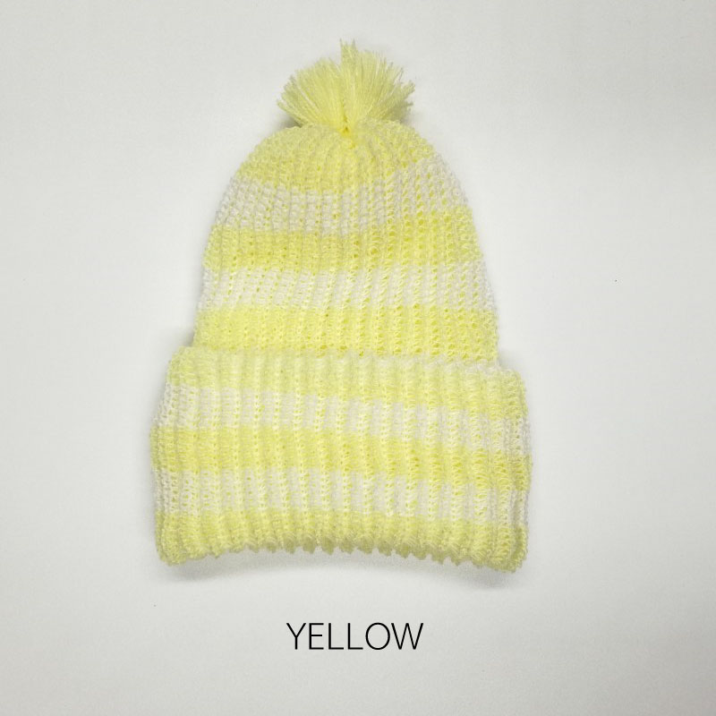 ขายส่ง หมวกไหมพรมเด็กแรกเกิด รุ่นหมวกเปล่าม้าลายเล็ก (ราคาต่อโหล) nongnini1988