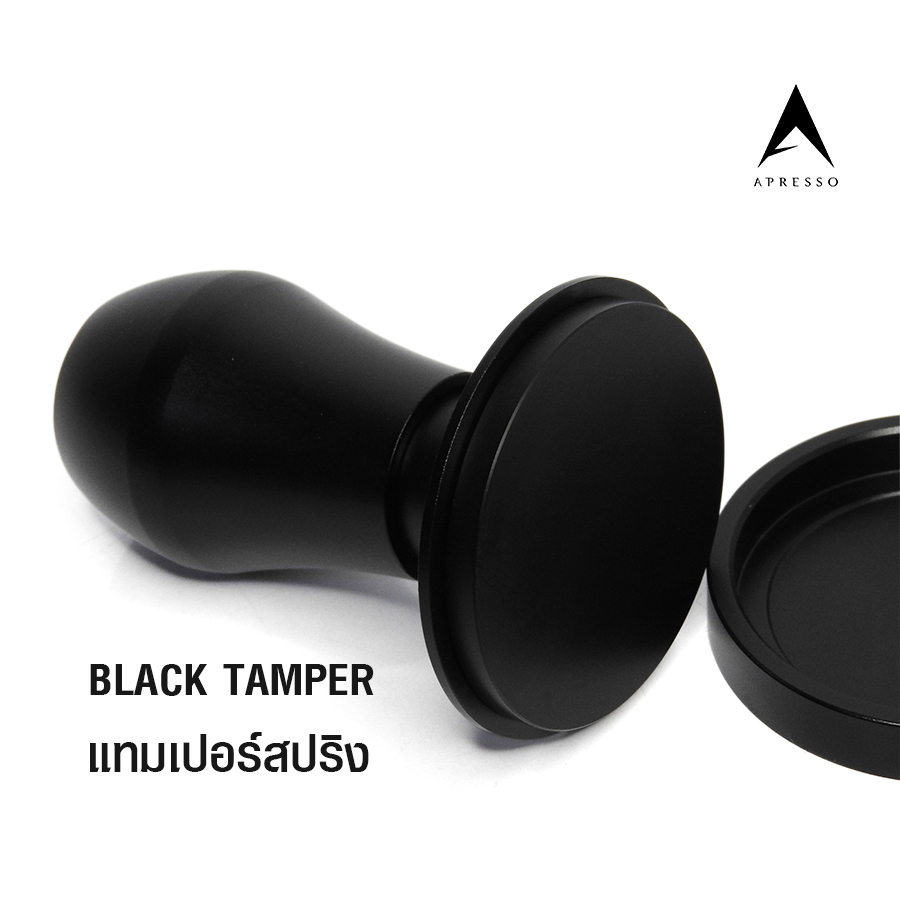 APRESSO BLACK TAMPER-SPRING TAMPER 58 MM.