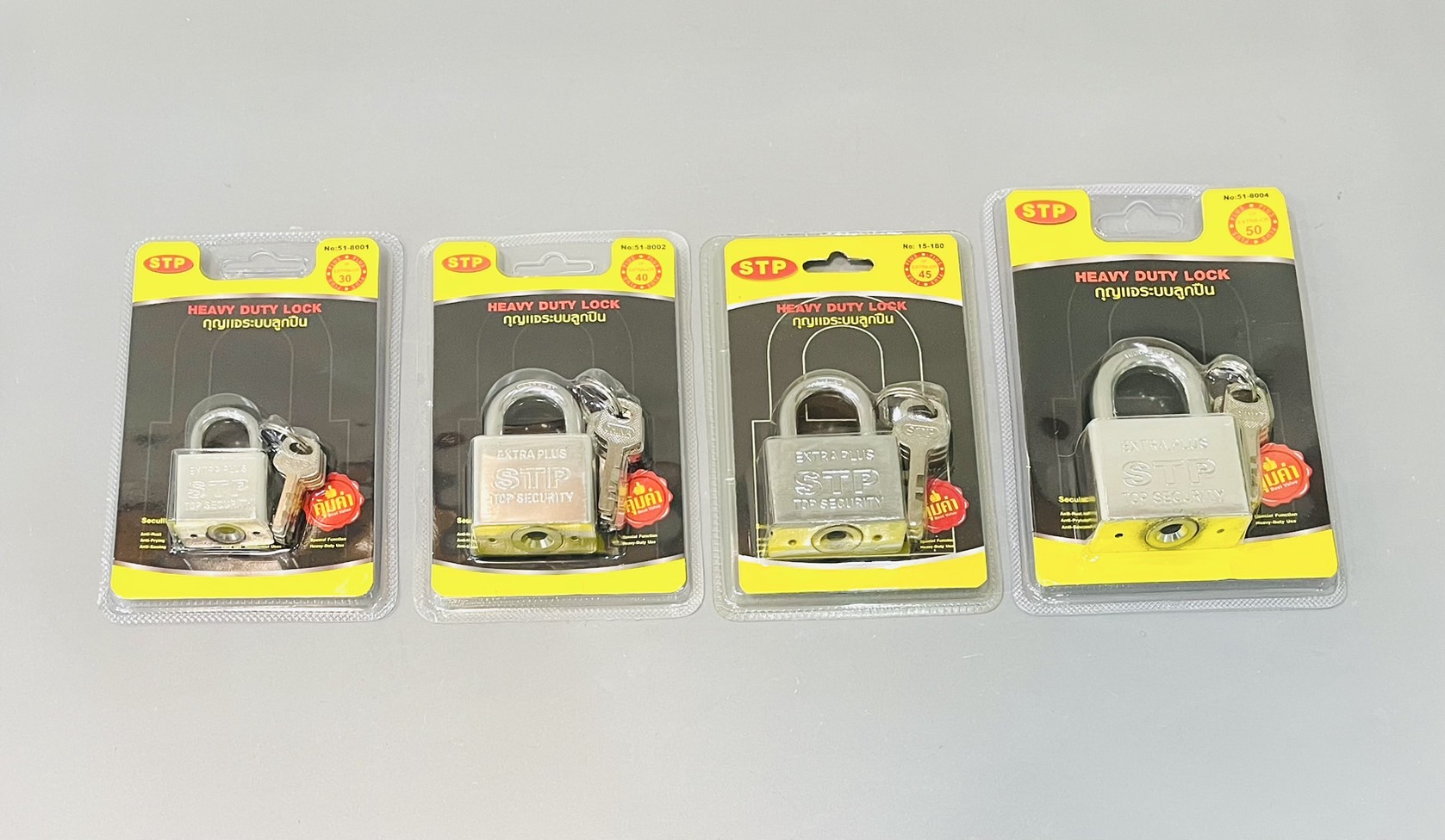 กุญแจระบบลูกปืน STP คอสั้น