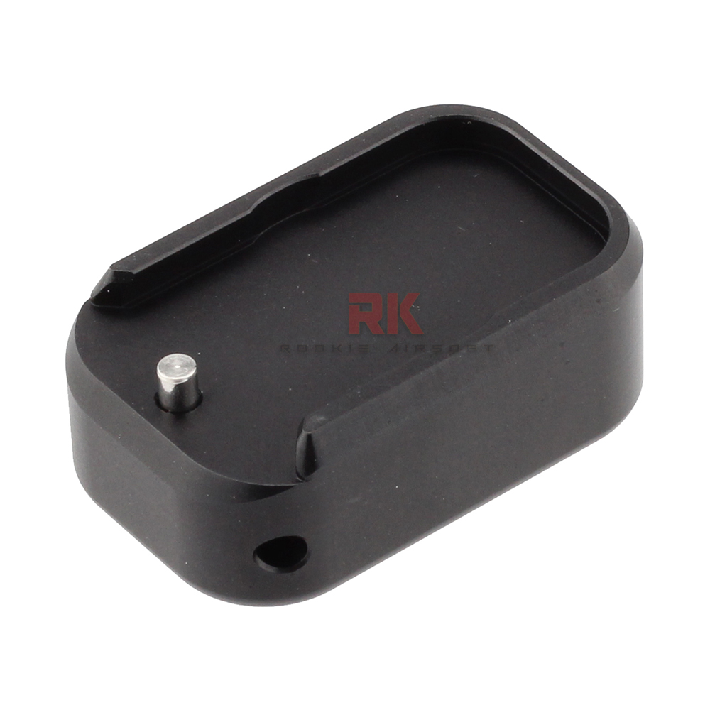 Bomber CNC Aluminum TTI Style Standard Magazine Extension for Marui G17 / G26 - Black