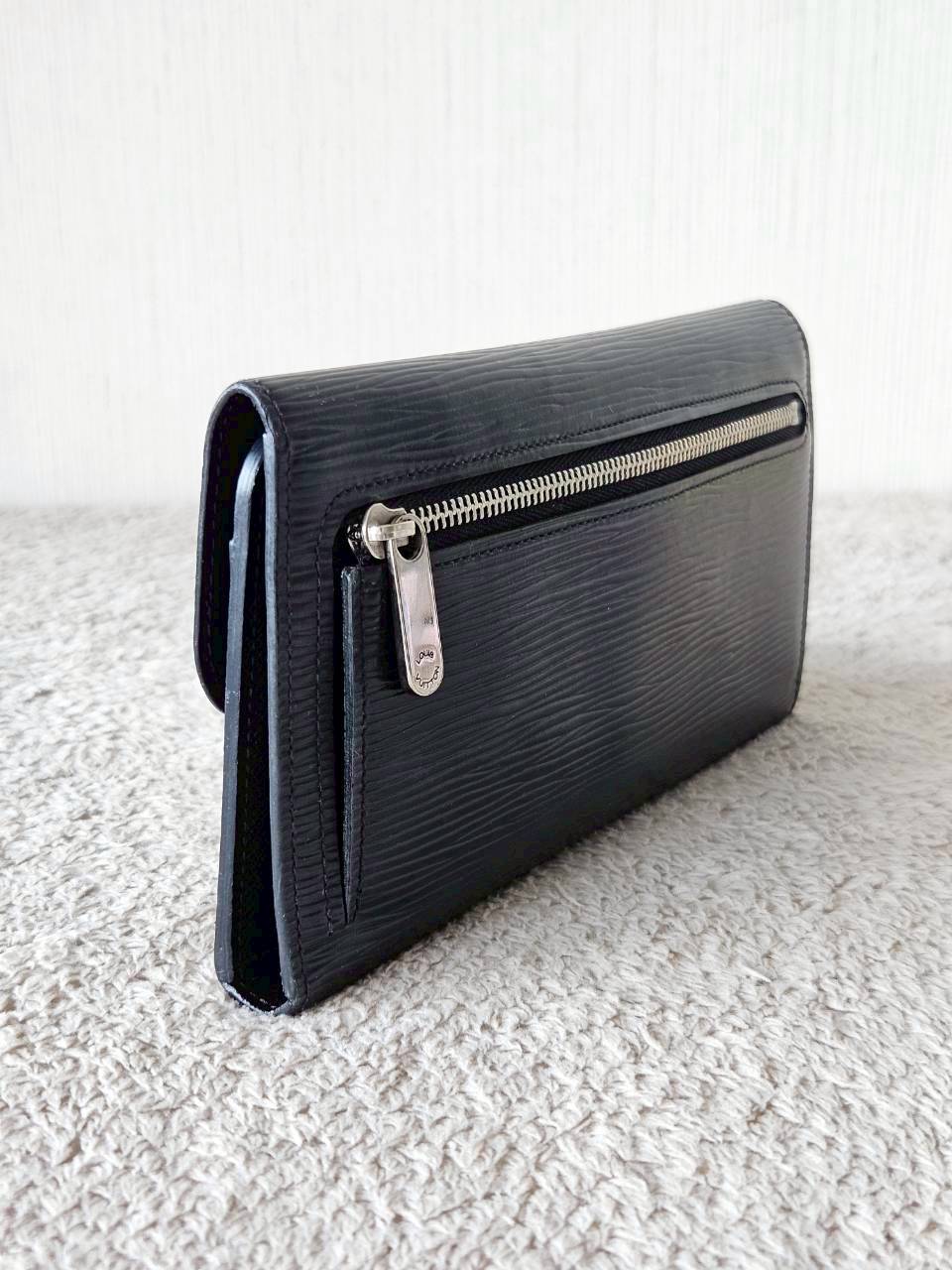 LV Eugenie Black Epi Wallet