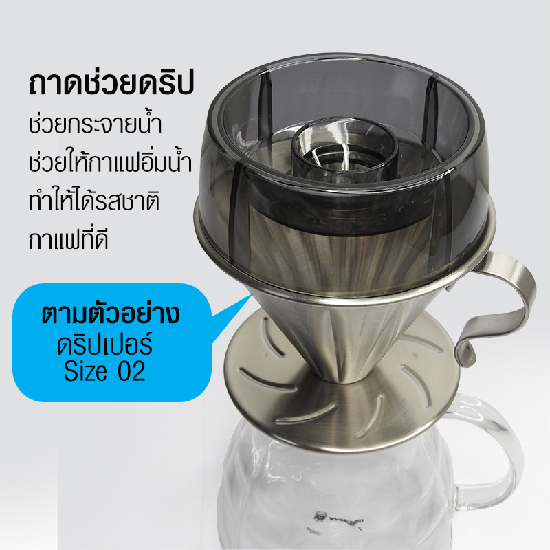 ถาดช่วยดริป V60 13 รู