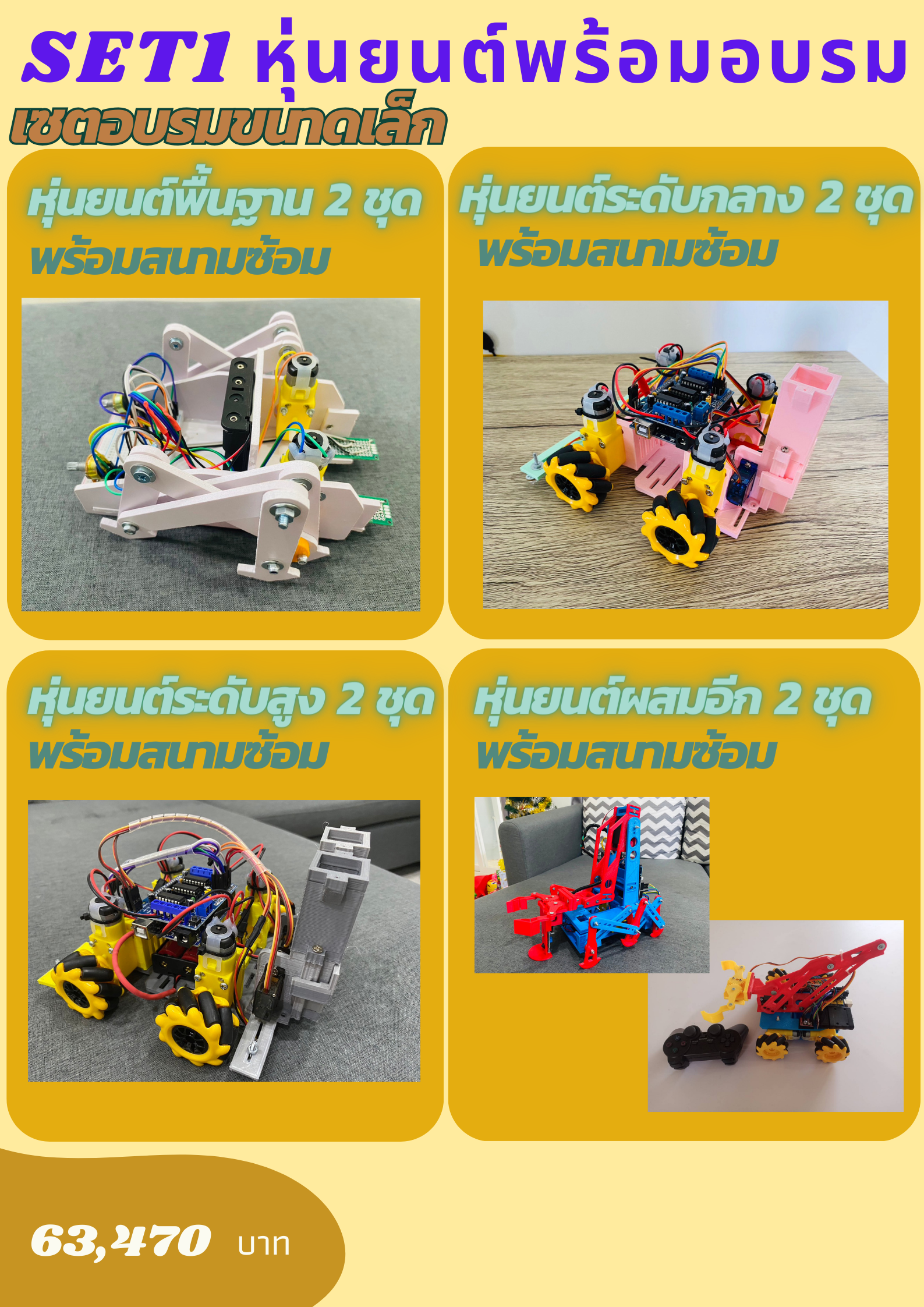 เซตอบรมพร้อมอบรมฟรี ทั่วประเทศ 2024 เซต1