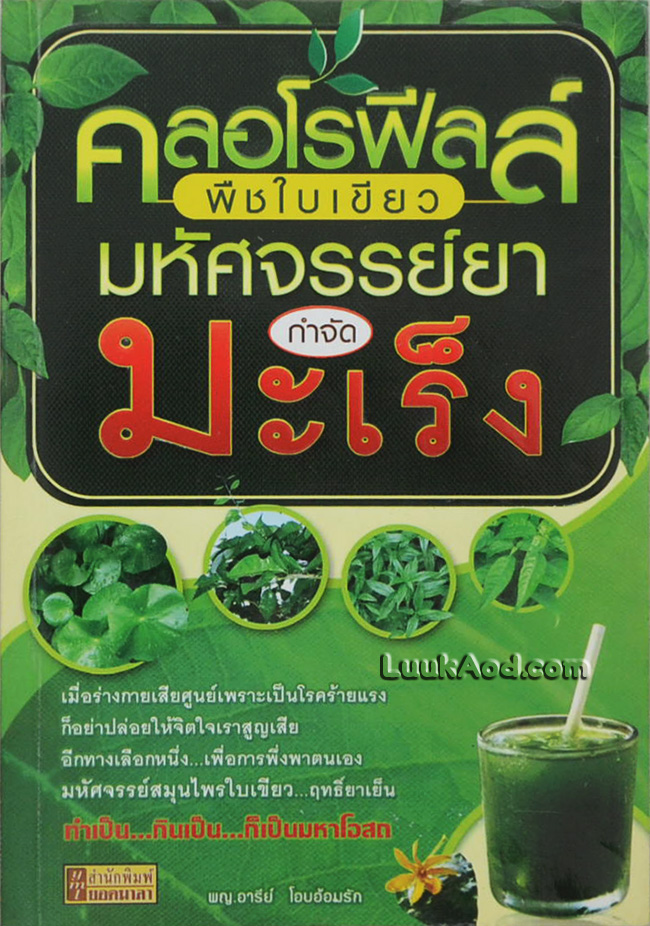 คลอโรฟีลล์ พืชใบเขียวมหัศจรรย์ยากำจัดมะเร็ง
