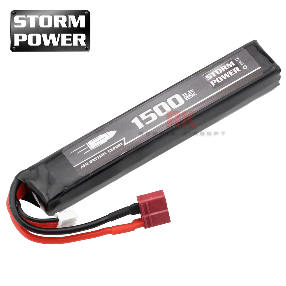 Storm Power 11.1V 1500mAh 25C GEN2 (Deans)