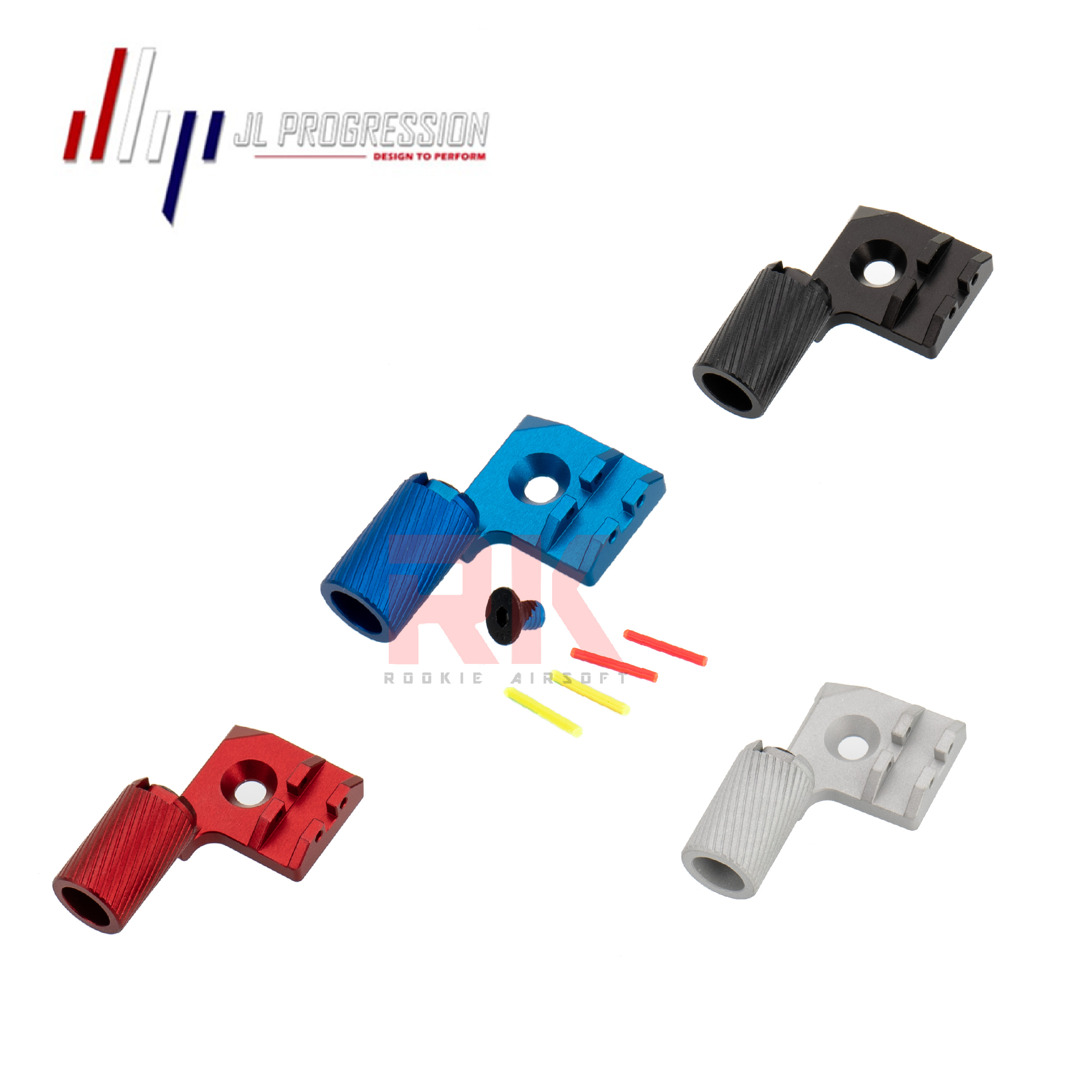 JLP Slide Racker V5 With Fiber for Marui Hi-CAPA 4.3 (Left)