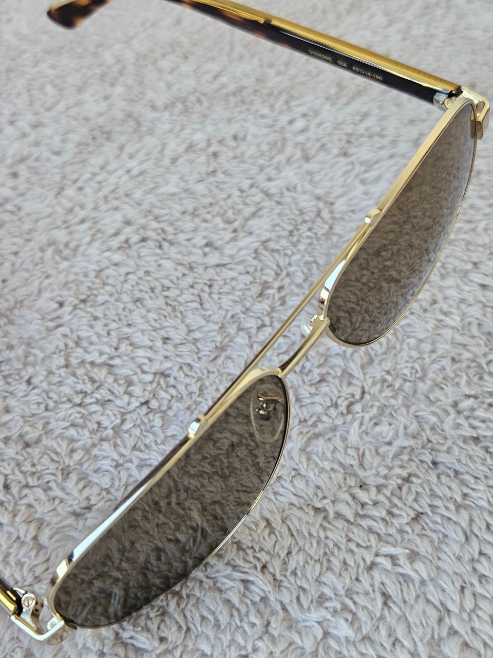 Gucci GG0528S Men's Aviator Sunglasses