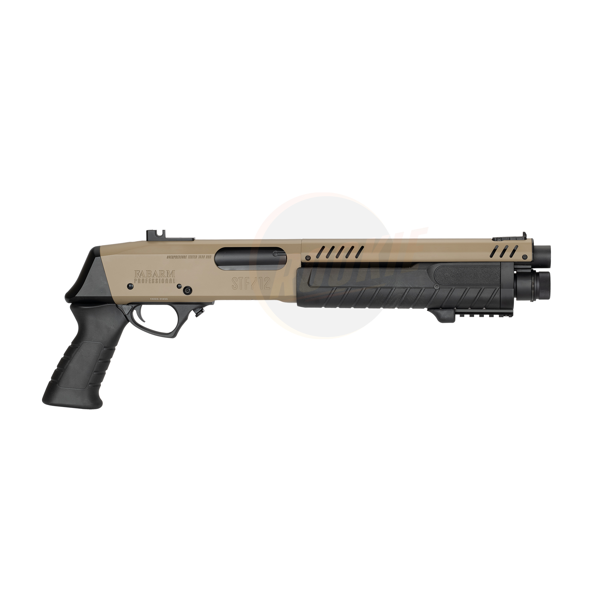 BO FABARM STF/12 Short Initial 11" Gas Pump Action Shotgun (FDE)
