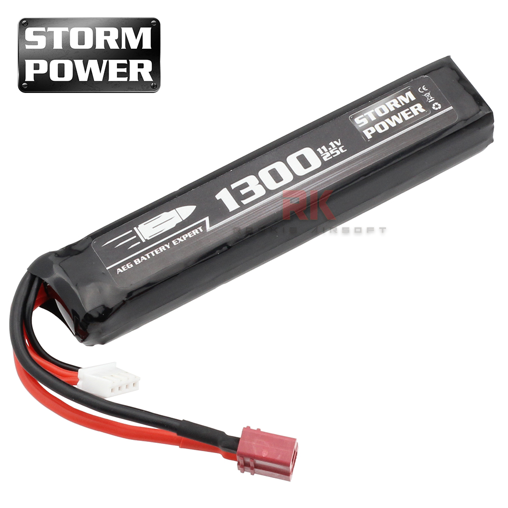 Storm Power 11.1V 1300mAh 25C GEN2 (Deans)