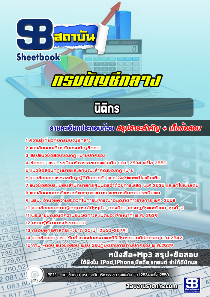 แนวข้อสอบนิติกร กรมบัญชีกลาง