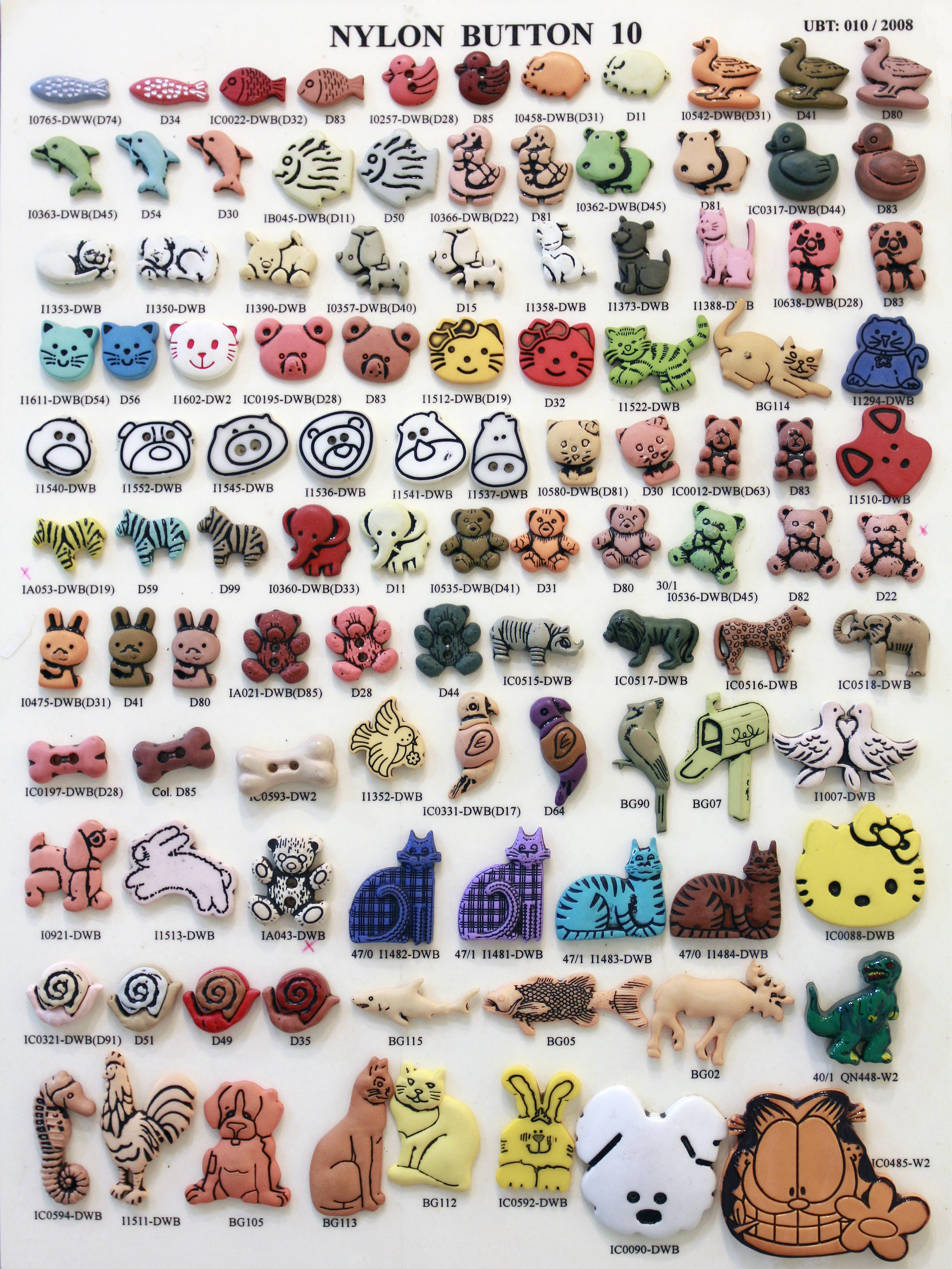 NYLON BUTTONS