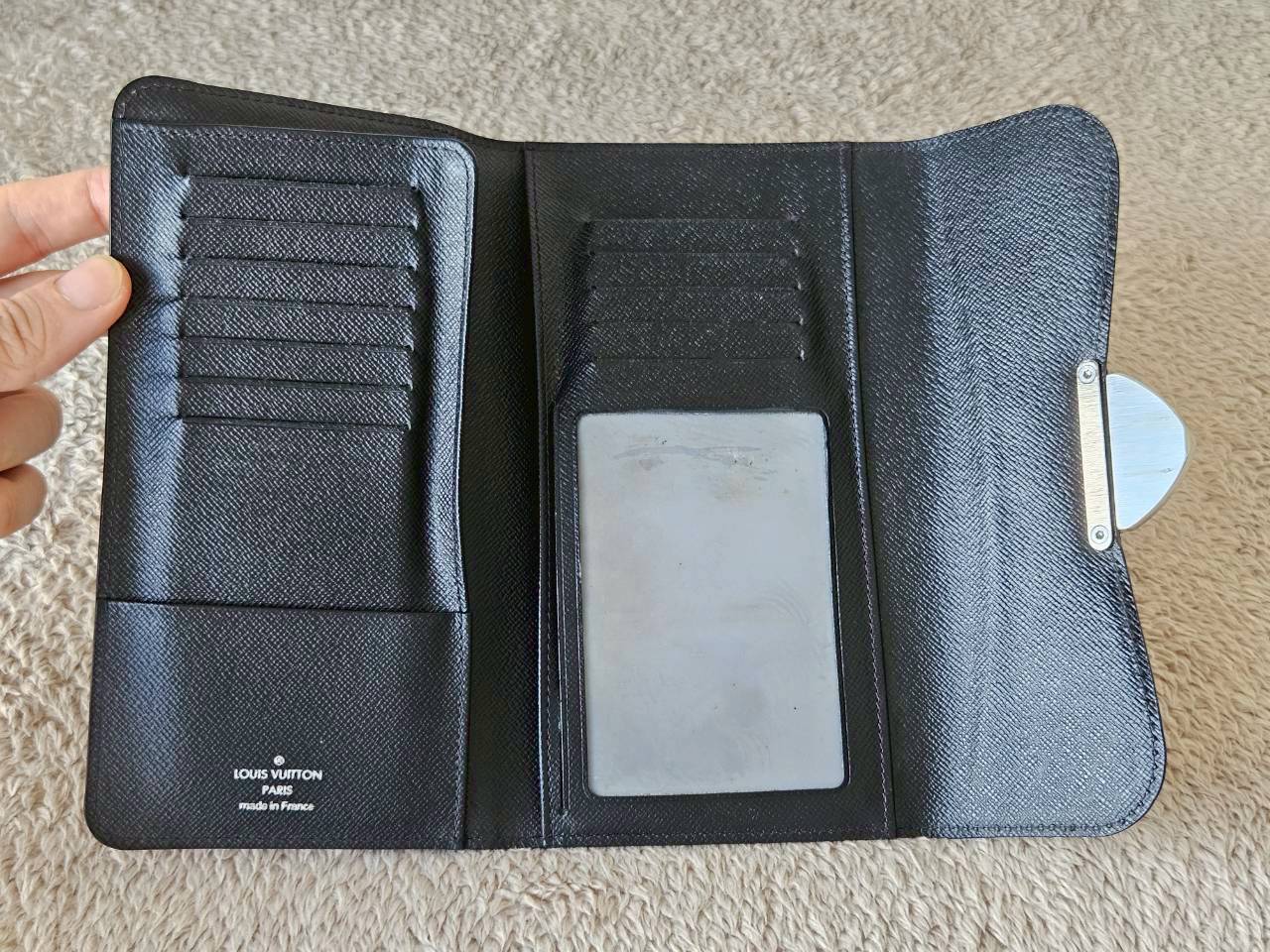LV Eugenie Black Epi Wallet