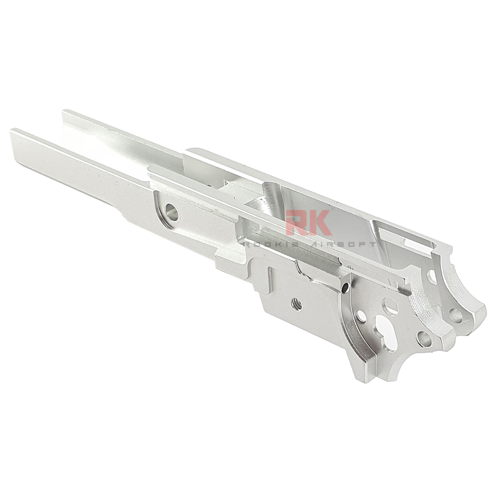 KF Airsoft Aluminum 3.9 inch Advance Frame with Hammer Set for Marui Hi-Capa - SV (Silver)