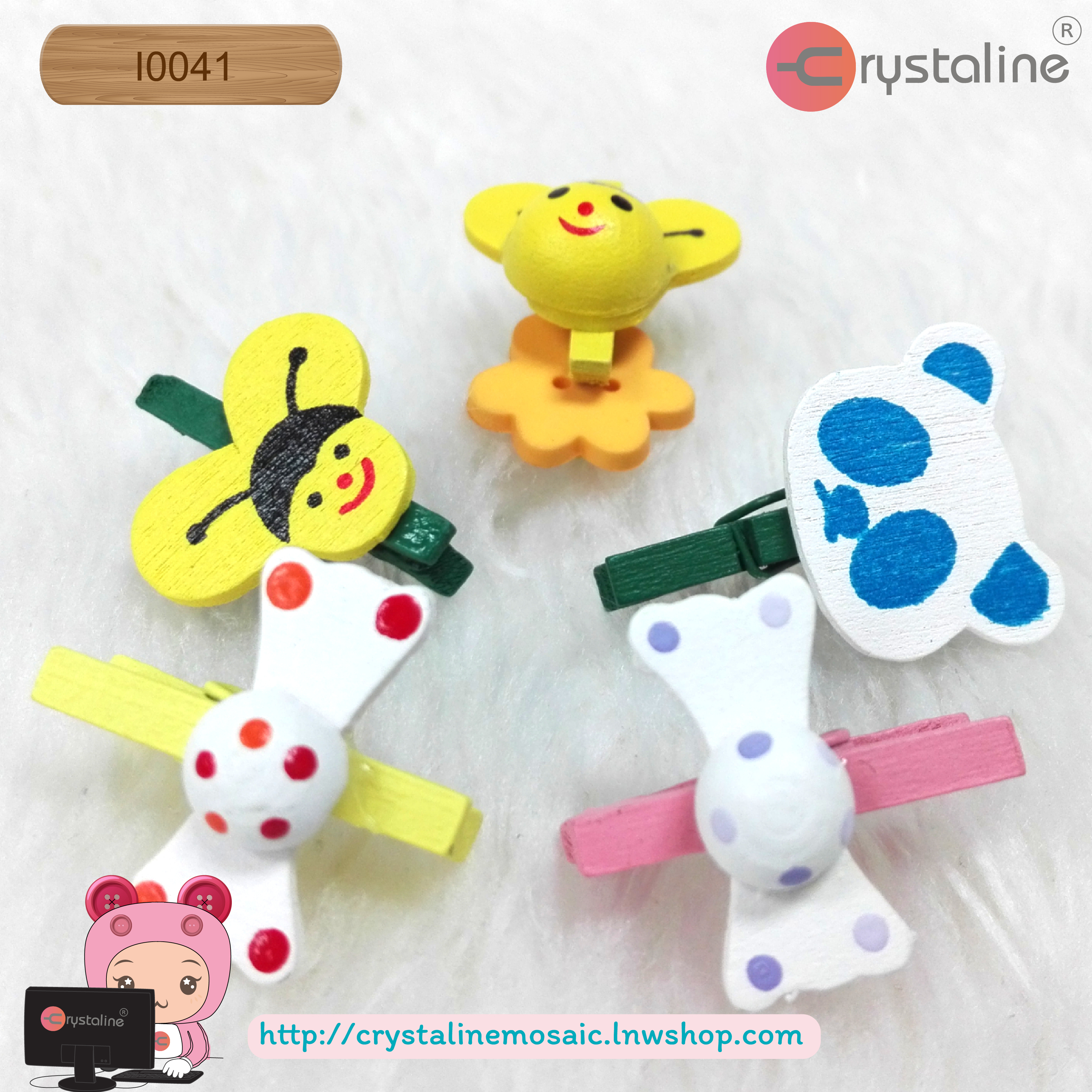 Wood clip - Assorted (25pcs/pack)