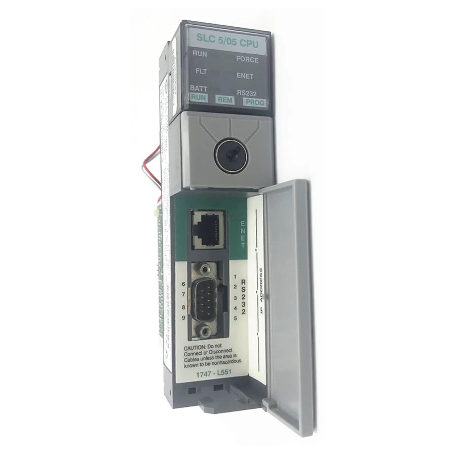 Allen-Bradley 1747-L551/C SLC 5/05 Controller, 16K, Ethernet & RS-232, Series C