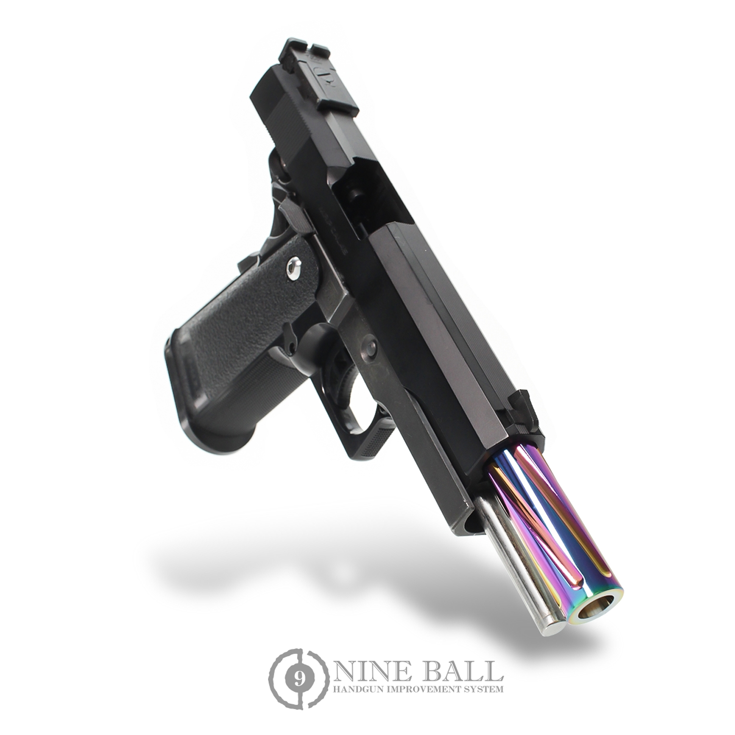 LAYLAX Nine Ball "Fixed" Aluminum Heat Gradation Fluted Outer Barrel for Tokyo Marui Hi-CAPA 5.1 GBB