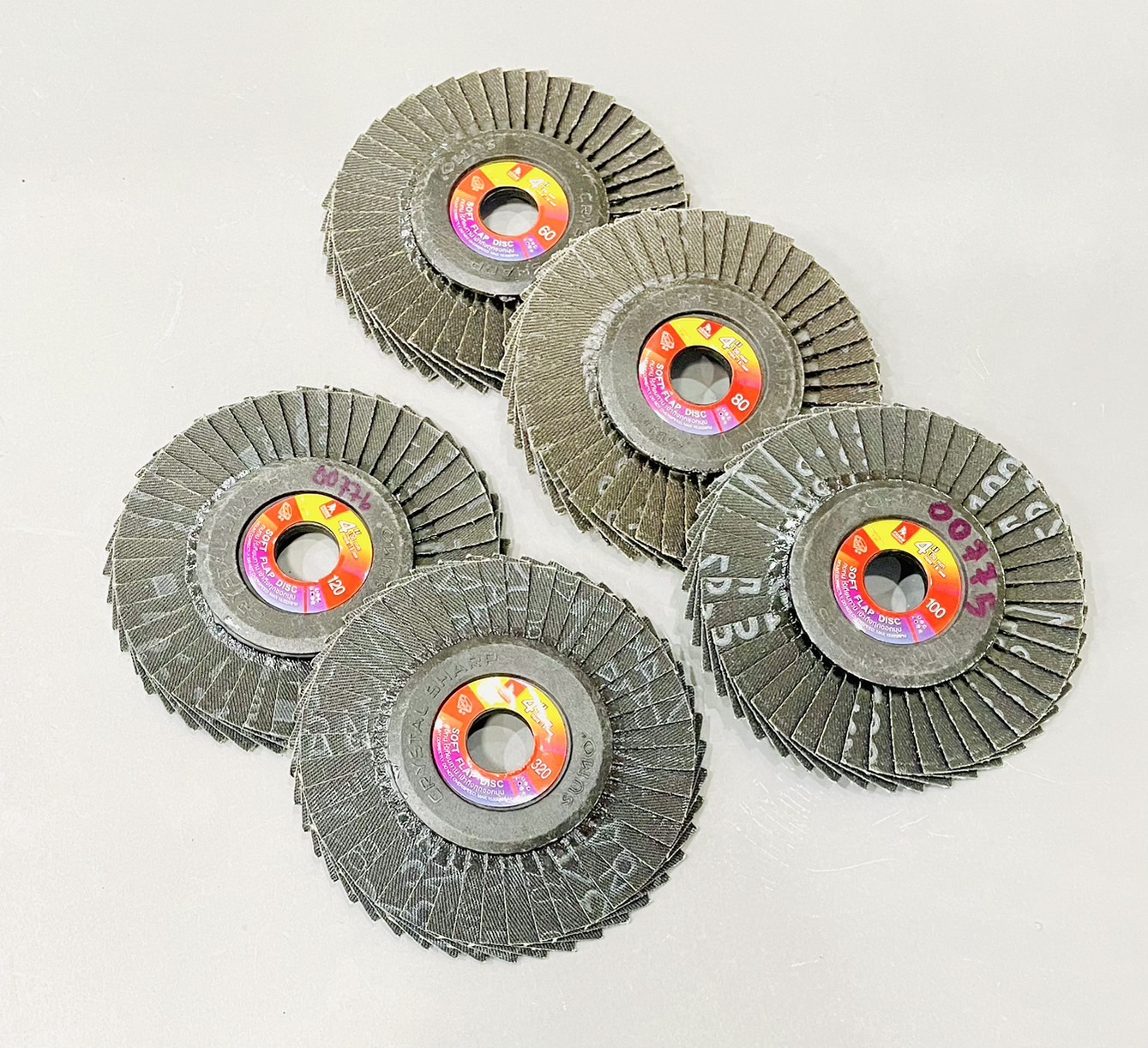 ผ้าทรายจานเรียงซ้อน หลังอ่อน