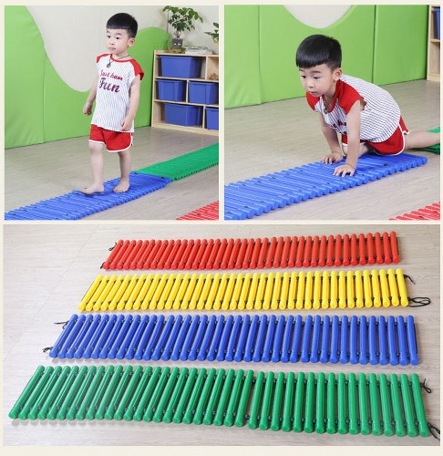 ทางเดินทรงตัวเสริมพัฒนาการเด็ก 1 ชุด มี 4 ชิ้น ของเล่นฝึกทรงตัว สามารถม้วนเก็บได้ ของเล่นฝึกพัฒนาการสำหรับเด็ก ฝึกการทรงตัว เคลื่อนไหว ปีนป่าย เป็นทางเดินฝึกการสัมผัสและการทรงตัว