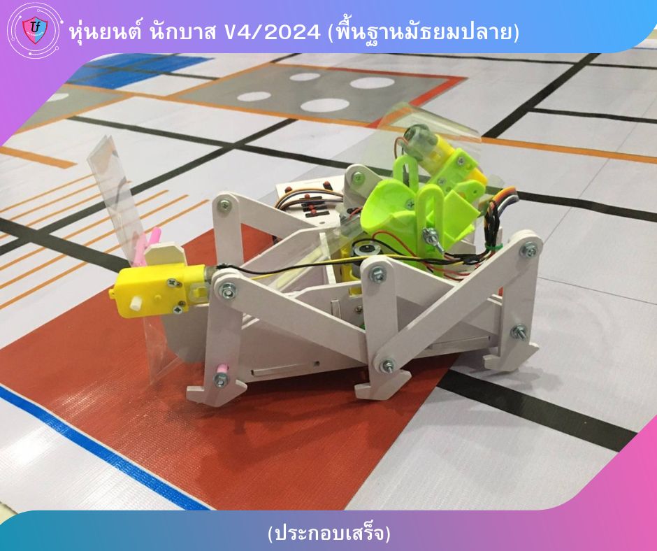 หุ่นยนต์ นักบาส V4/2024 (พื้นฐานมัธยมปลาย) แบบประกอบเสร็จ Ex