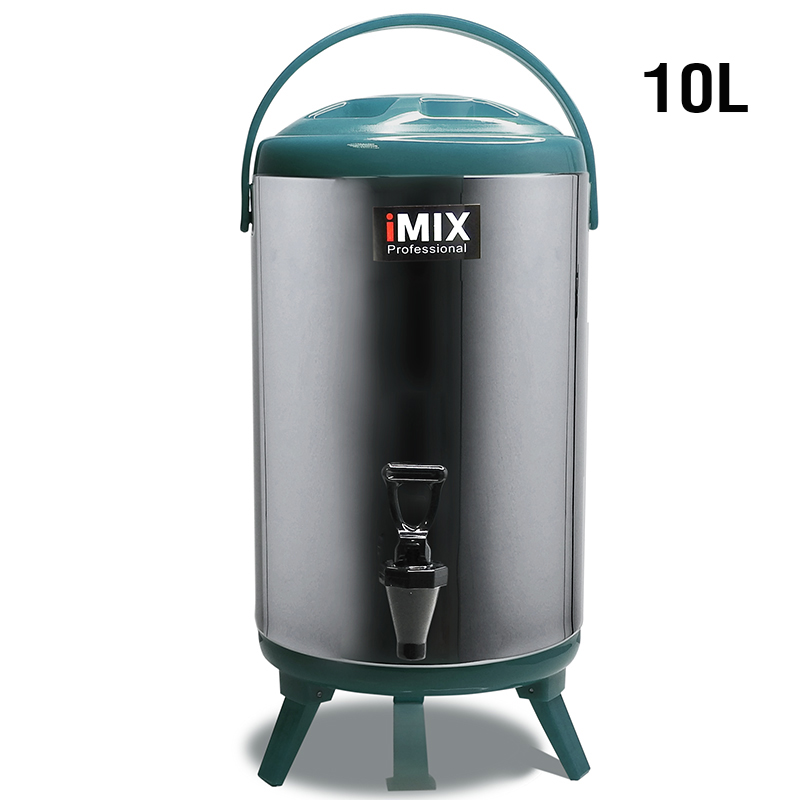 ถังเก็บชานม ถังจ่ายเครื่องดื่ม ร้อน-เย็น สแตนเลส 10 ลิตร