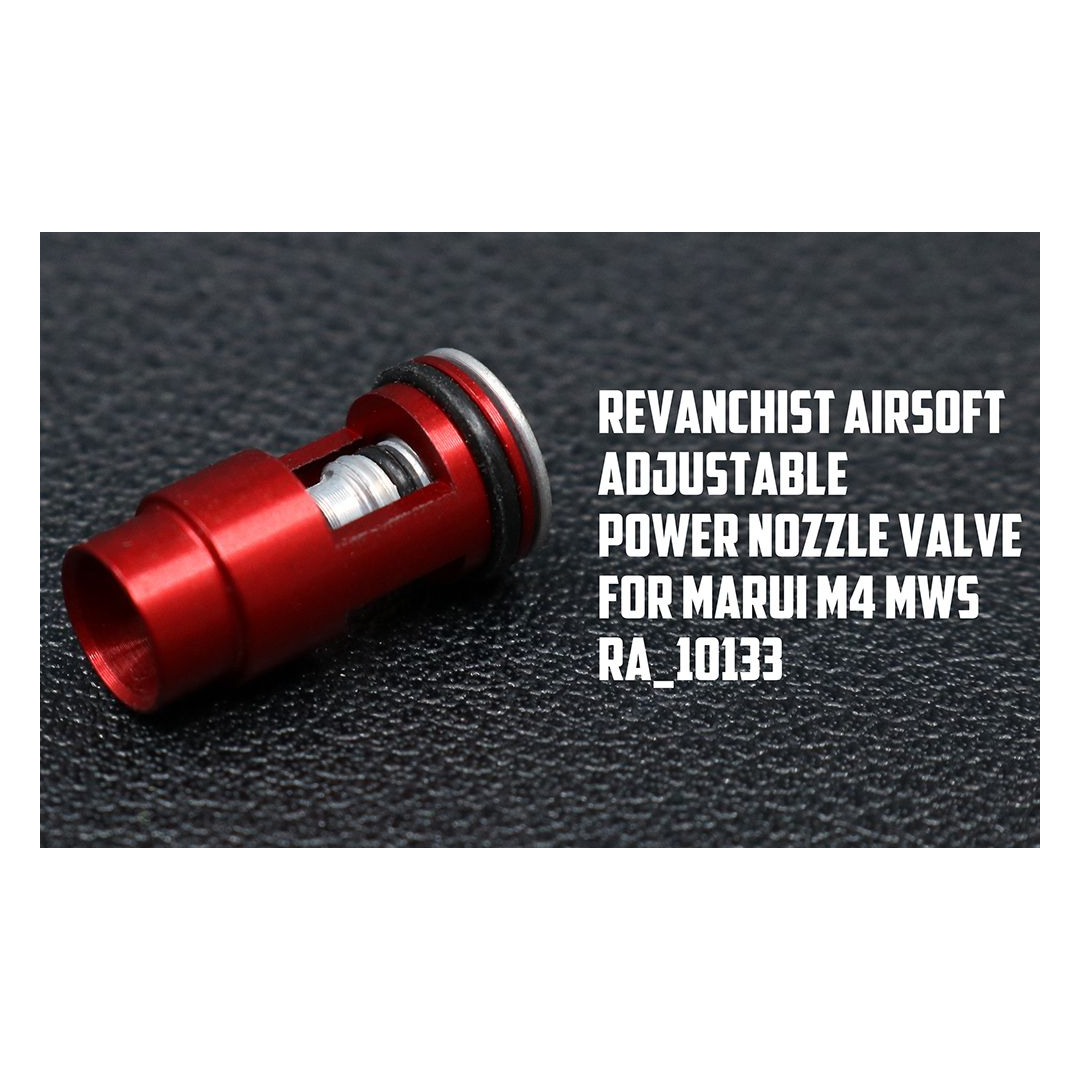 Revanchist Aluminum Adjustable Power Nozzle Valve for Marui MWS