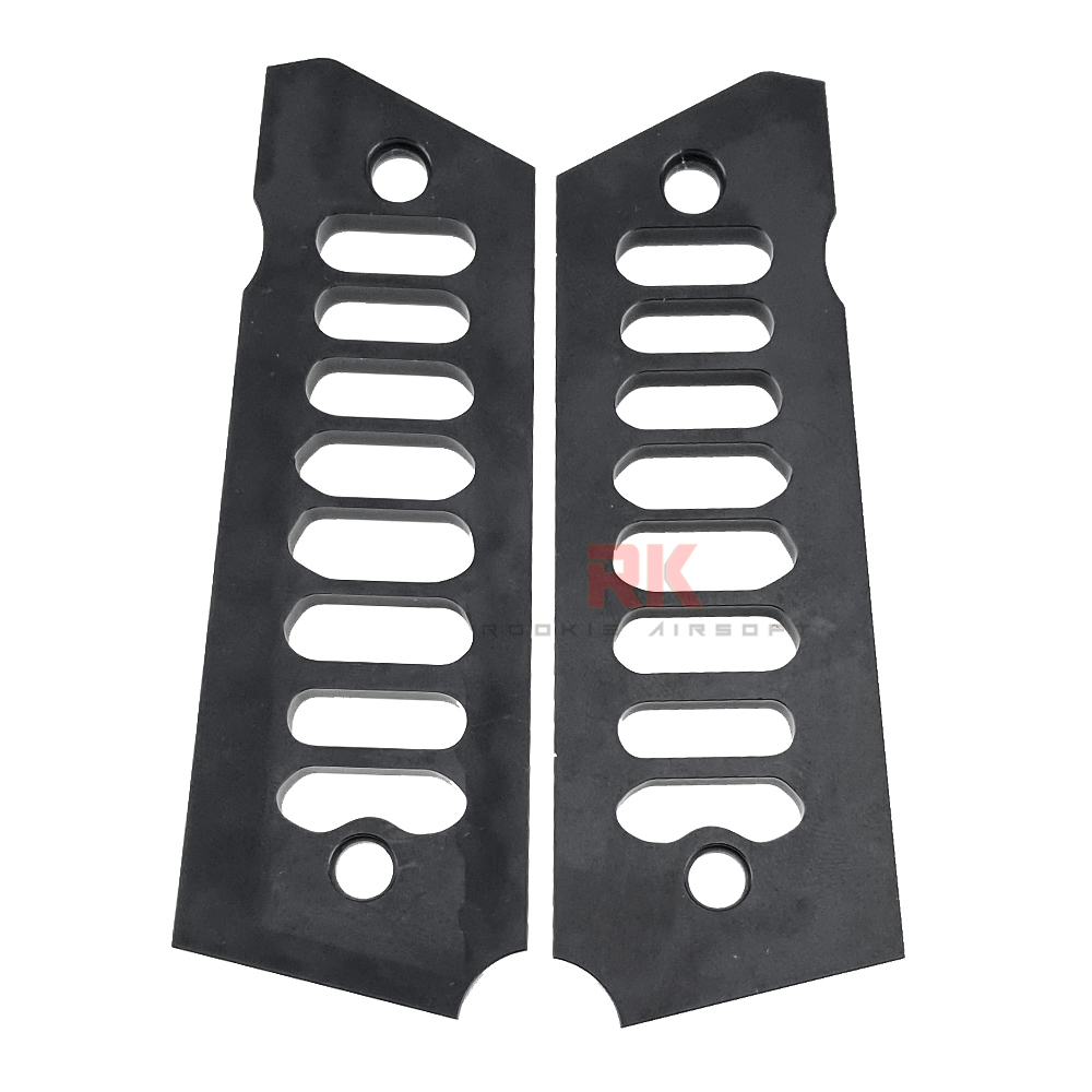 5KU "Cobra Skeleton" Aluminum Grip for Marui 1911 Government (Black)