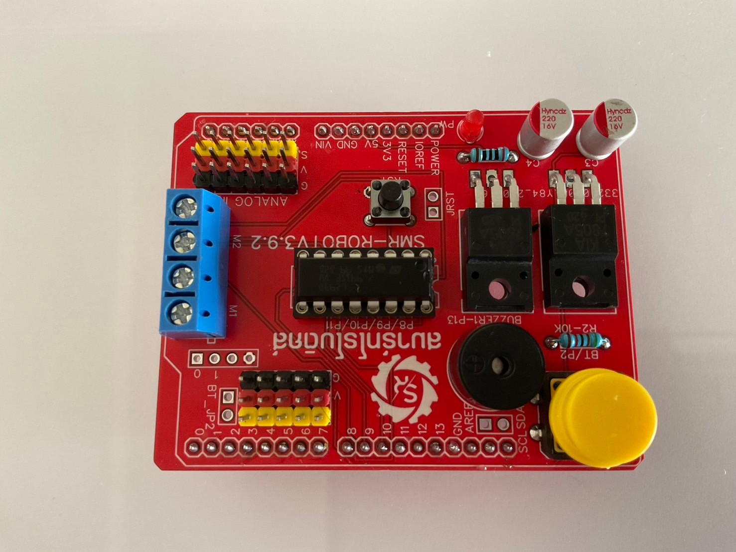 SMR บอร์ดหุ่นยนต์ระดับผสมออโต้ พร้อมใช้งาน (ไม่รวมบอร์ดarduino uno)