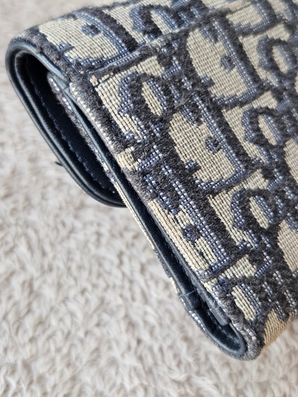 Dior Saddle Lotus Trifold Wallet