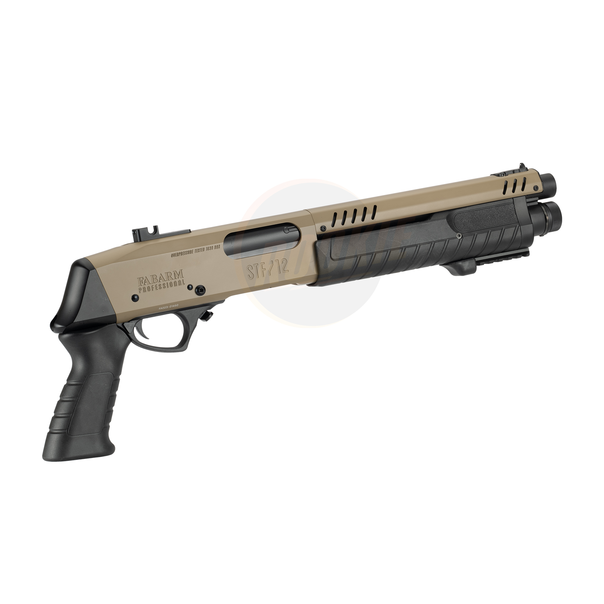 BO FABARM STF/12 Short Initial 11" Gas Pump Action Shotgun (FDE)