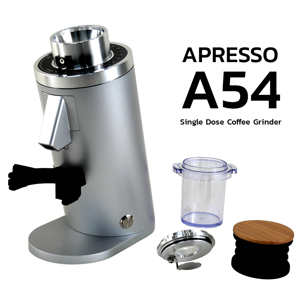 APRESSO A54 Single dose Coffee grinder SSF Flat Burrs 54 mm.