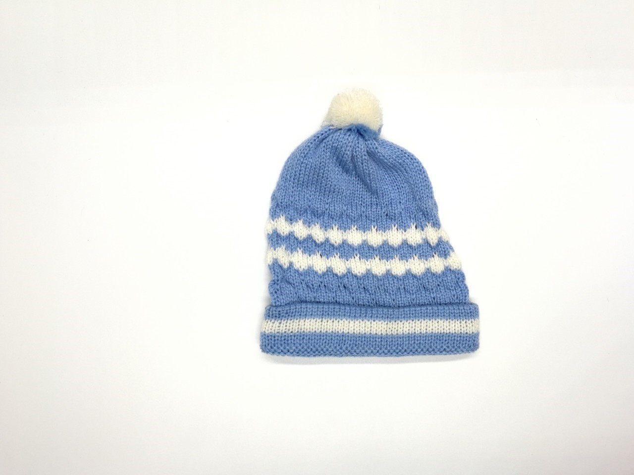 ขายส่ง หมวกไหมพรมเด็กแรกเกิด รุ่นหมวกน้อยหน่าพื้นสี (ราคาต่อโหล) nongnini1988