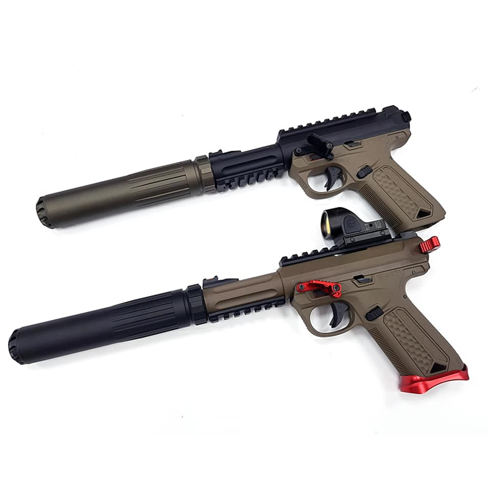 Action Army AAP-01 DDW Silencer (14mm CCW) - FDE