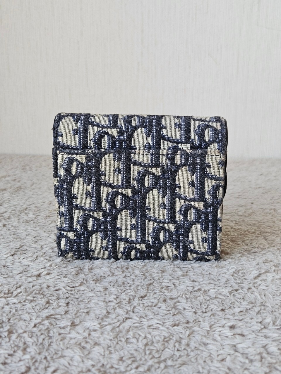 Dior Saddle Lotus Trifold Wallet