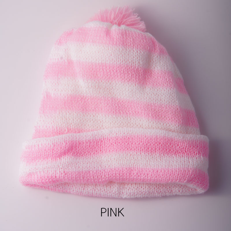 ขายส่ง หมวกไหมพรมเด็กแรกเกิด รุ่นหมวกม้าลายใหญ่ (ราคาต่อโหล) nongnini1988