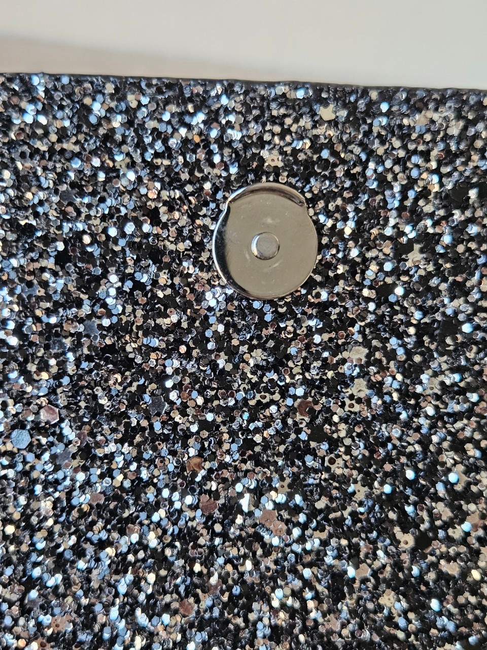 YSL 452159 Kate Bag in Black Sequins 7.5