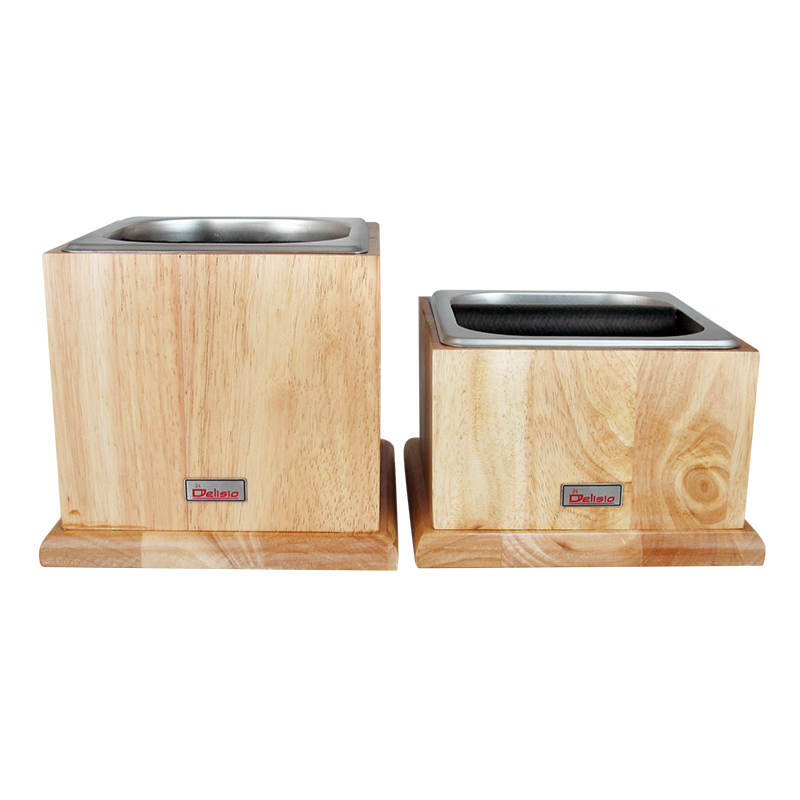 อ่างเคาะกากกาแฟ +กล่องไม้ตั้งอ่างเคาะกาก สูง 11.8 (ตัวเล็ก) 1610-262