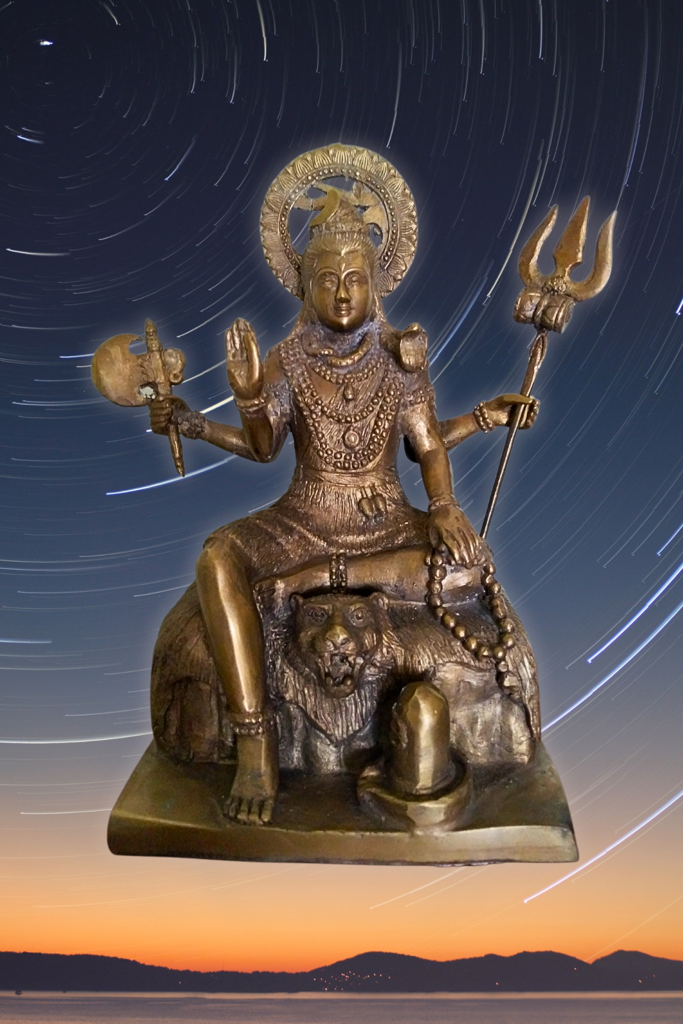 พระศิวะ ปางประทานพร เนื้อโลหะสำริด