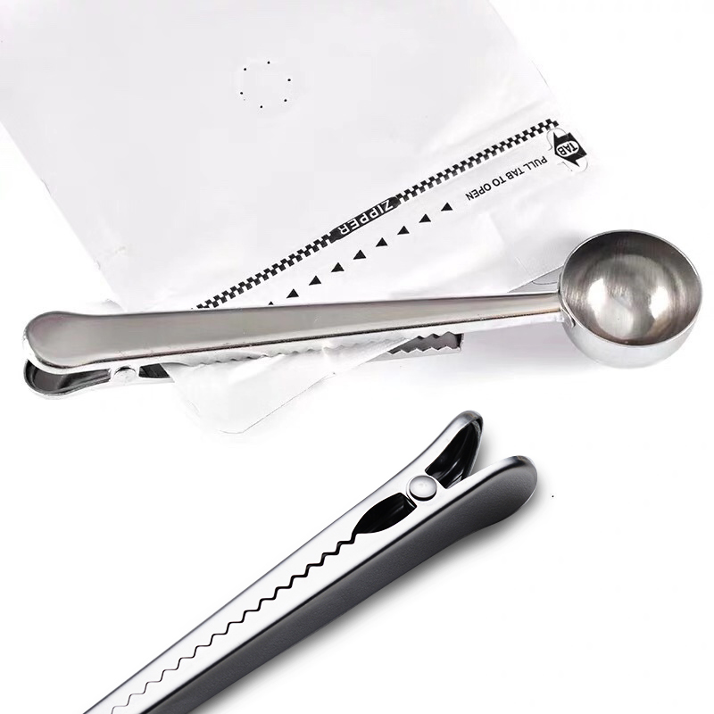 Measuring coffee spoon with bag clamps 1610-671