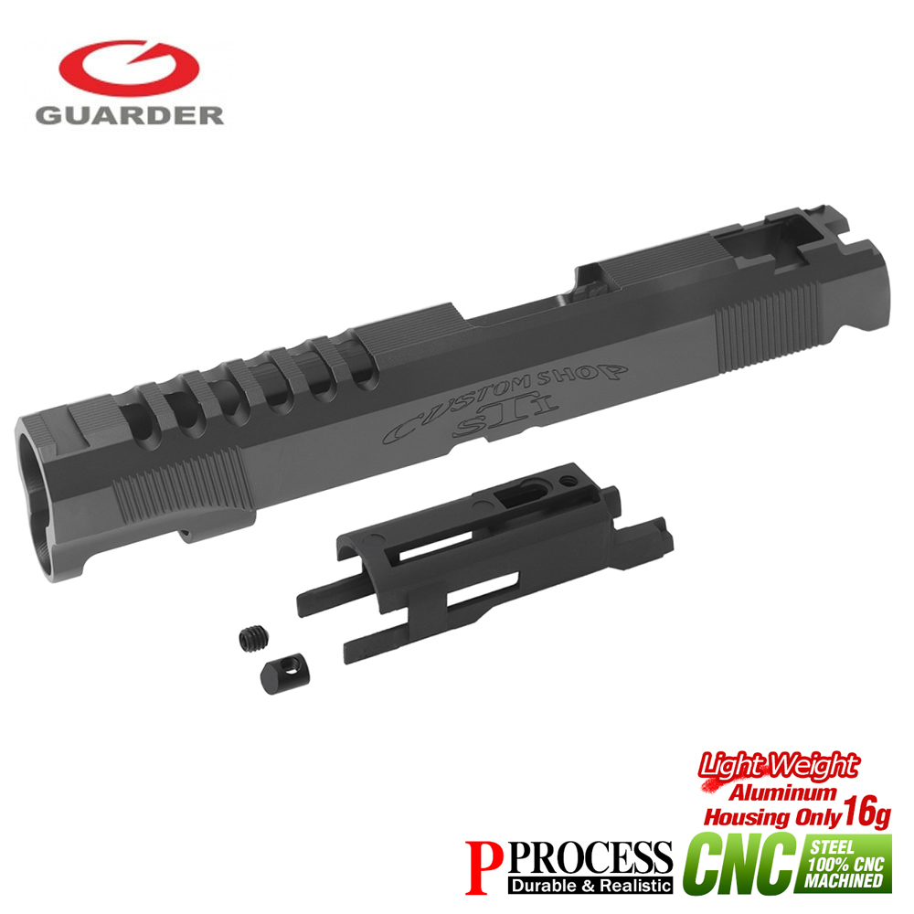 Guarder Steel CNC Slide for MARUI HI-CAPA 5.1 Gold Match (STI Custom/Black)