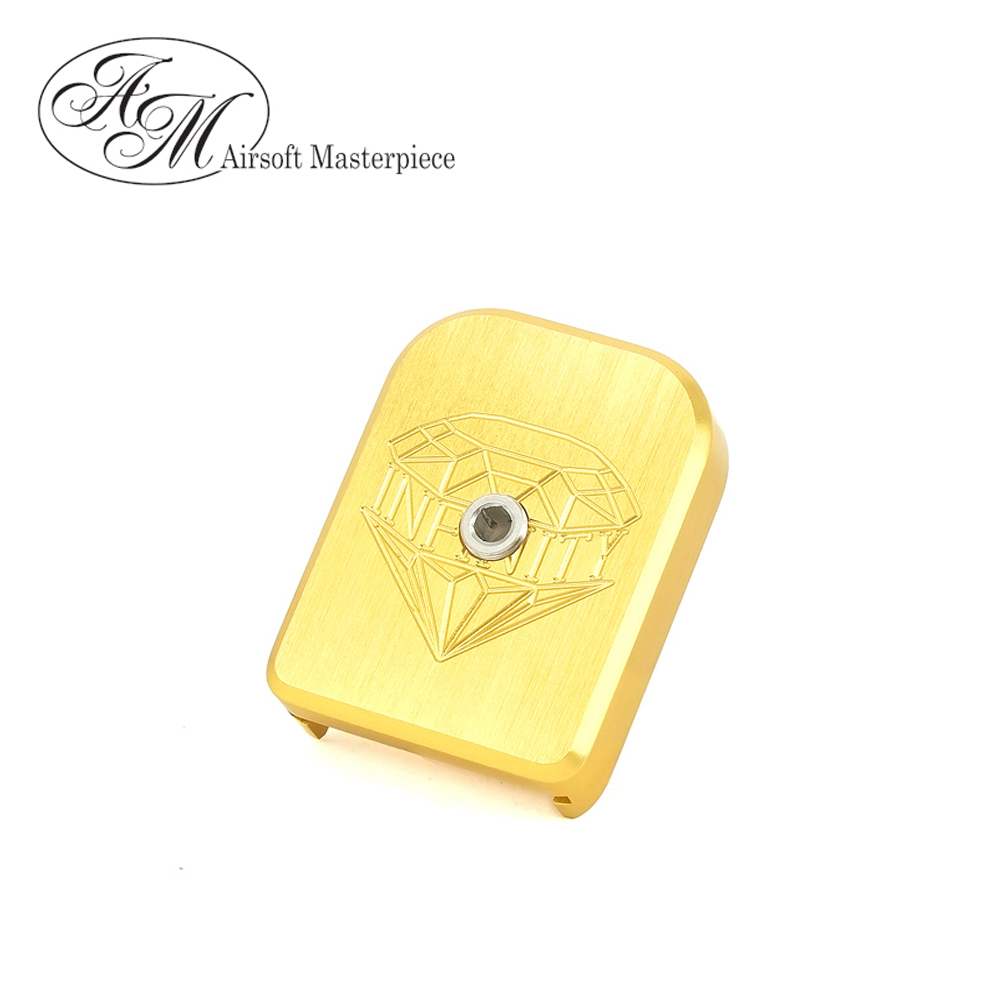 Airsoft Masterpiece SV Infinity Diamond Magazine Base For Marui Hi-Capa - Gold