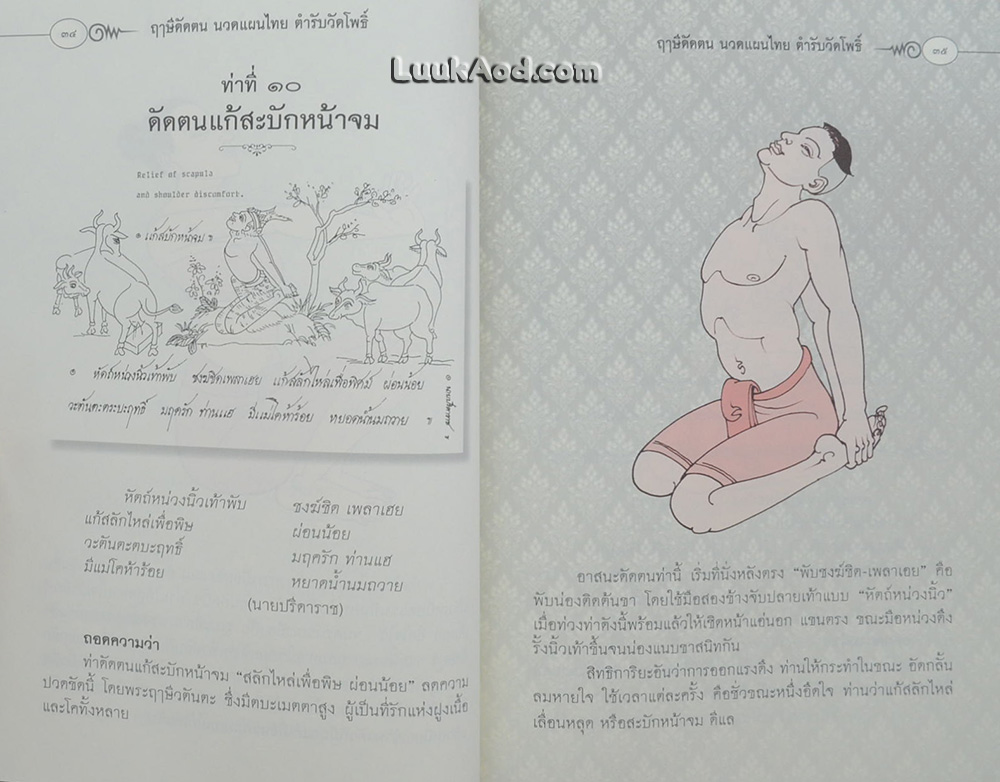 ฤๅษีดัดตน นวดแผนไทย ตำรับวัดโพธิ์