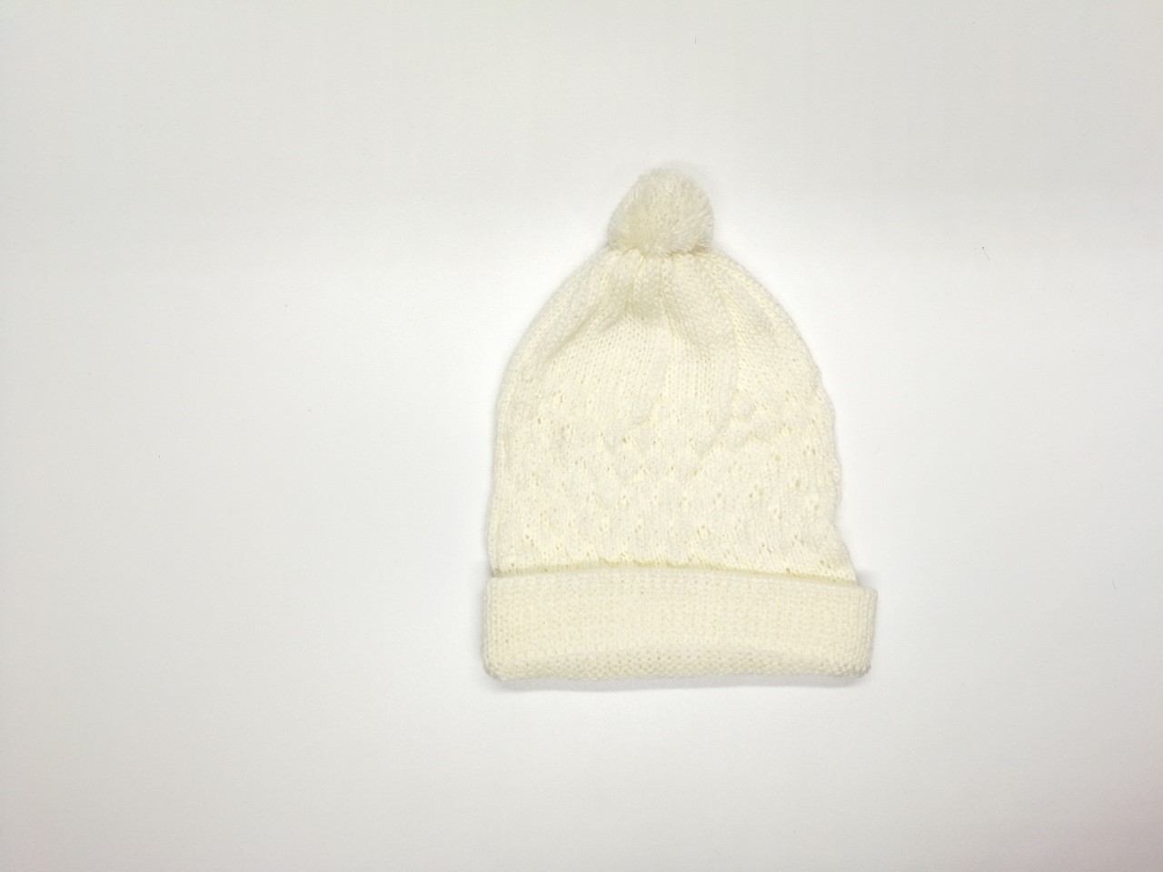 ขายส่ง หมวกไหมพรมเด็กแรกเกิด รุ่นหมวกน้อยหน่าพื้นสี (ราคาต่อโหล) nongnini1988