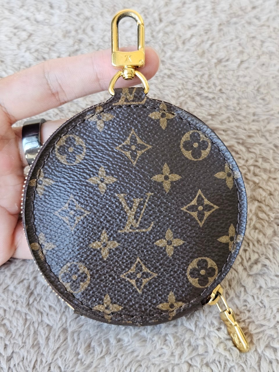 LV J02487 สายสะพายไหล่ Bandoulière สีดำ