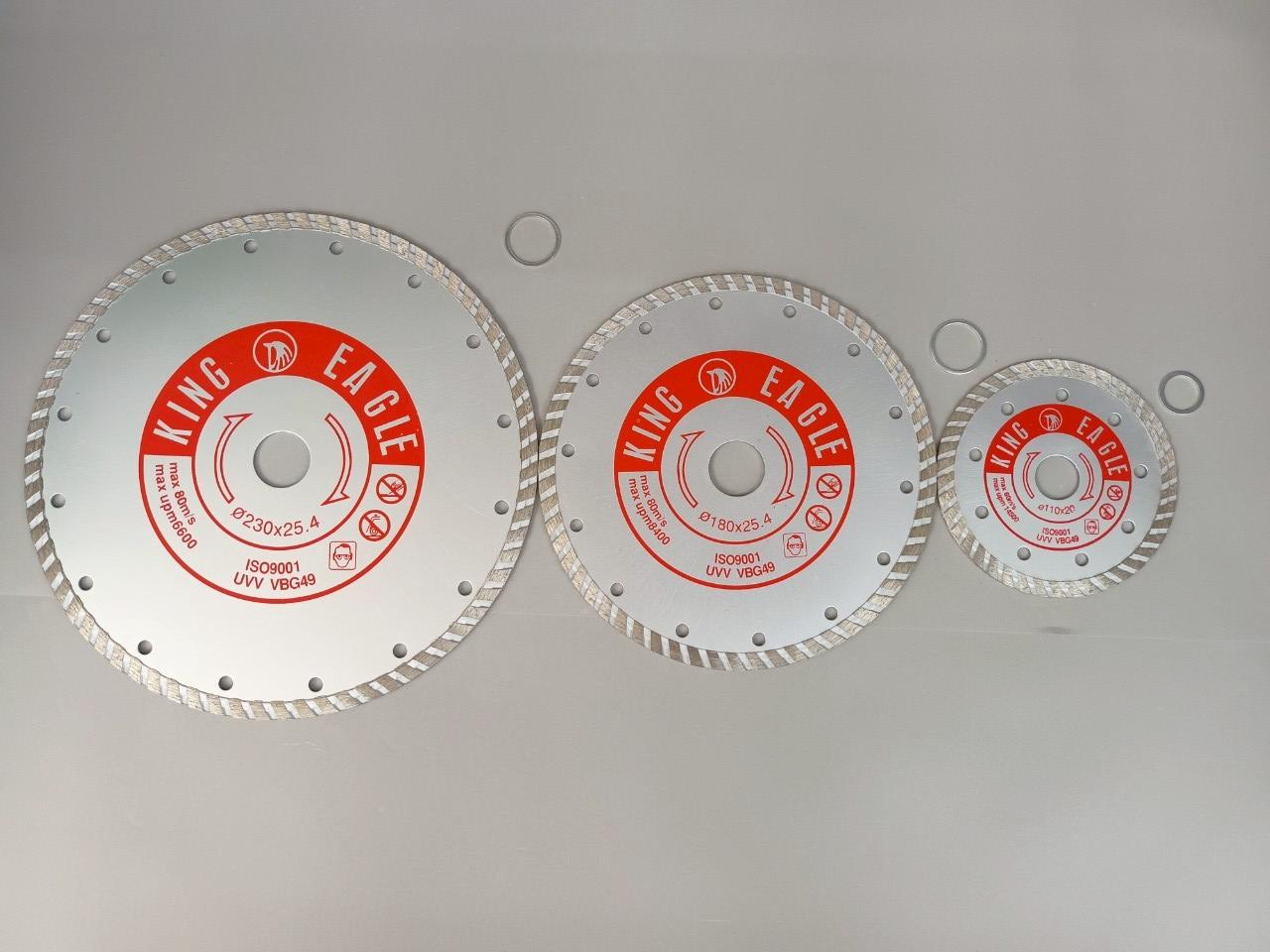 ใบตัดปูน กล่องน้ำเงิน King Eagle เทอร์โบ 2in1