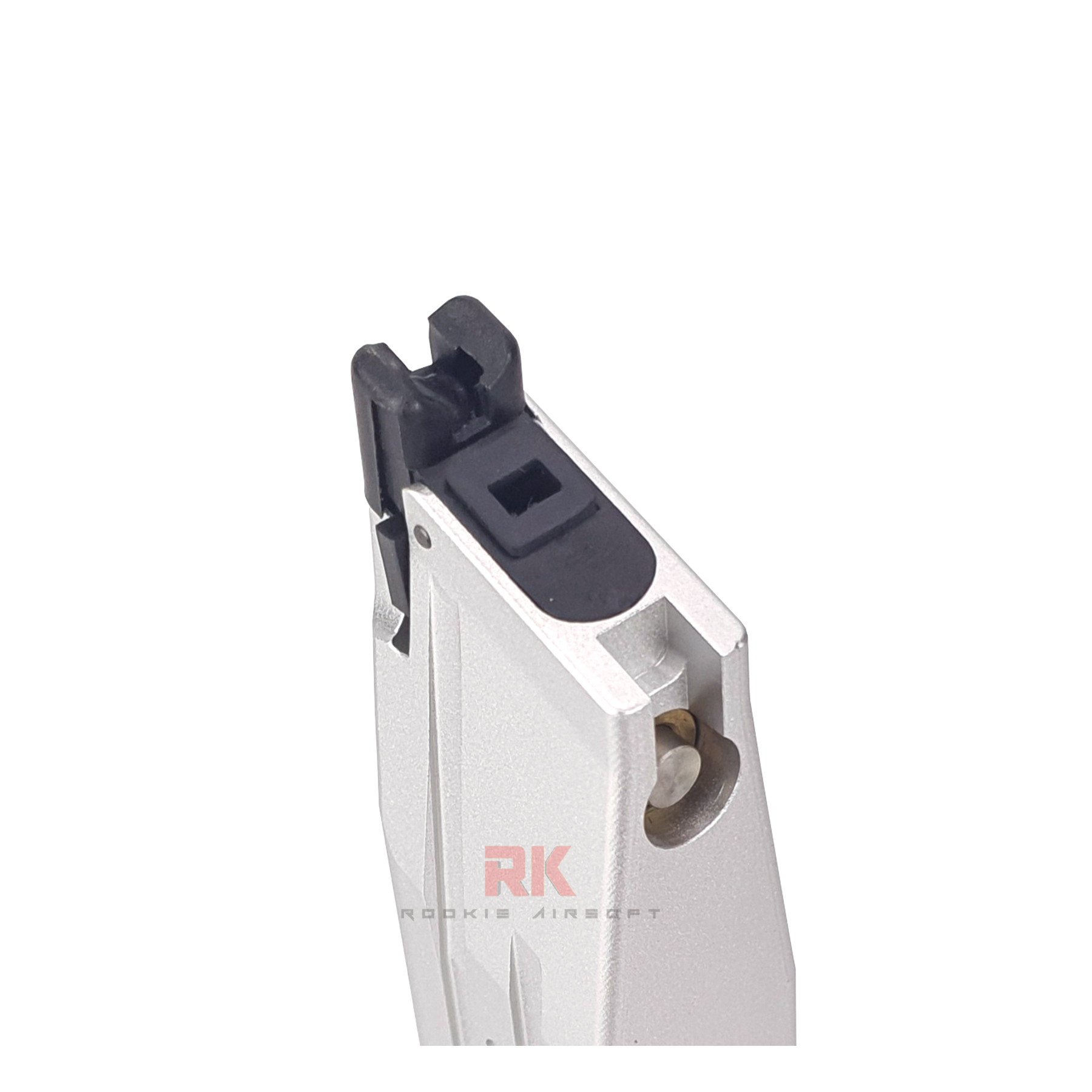KF Airsoft CNC Aluminum 30rd Magazine For Marui Hi-Capa 5.1 - Silver