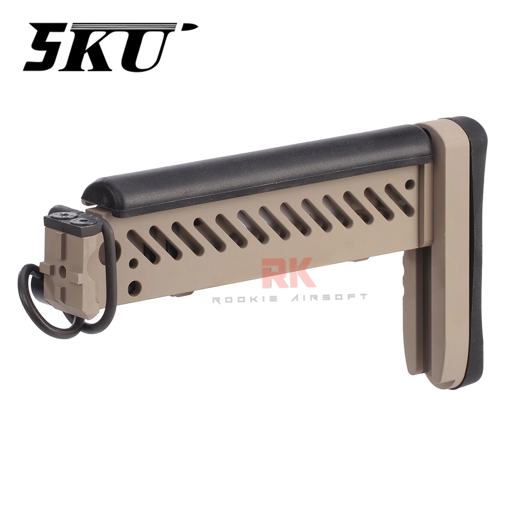 5KU PT-1 AK Telescopic Side Folding Buttstock Gen 2 (5KU-262) Tan