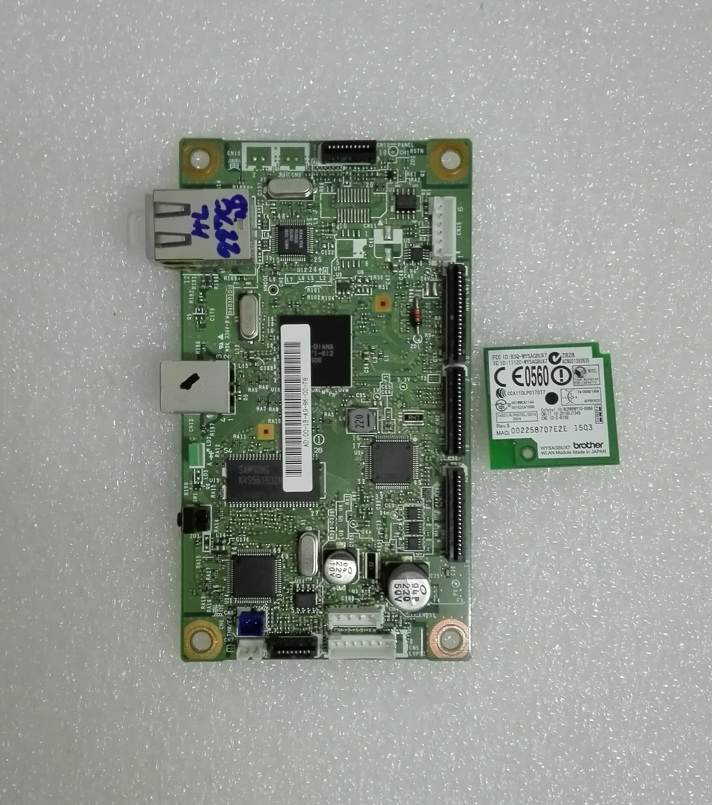 Mainboard Brother HL2270dw มือสองรับประกัน30วัน